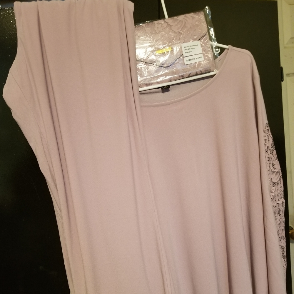 Romantic Blush Iman Pantsuits